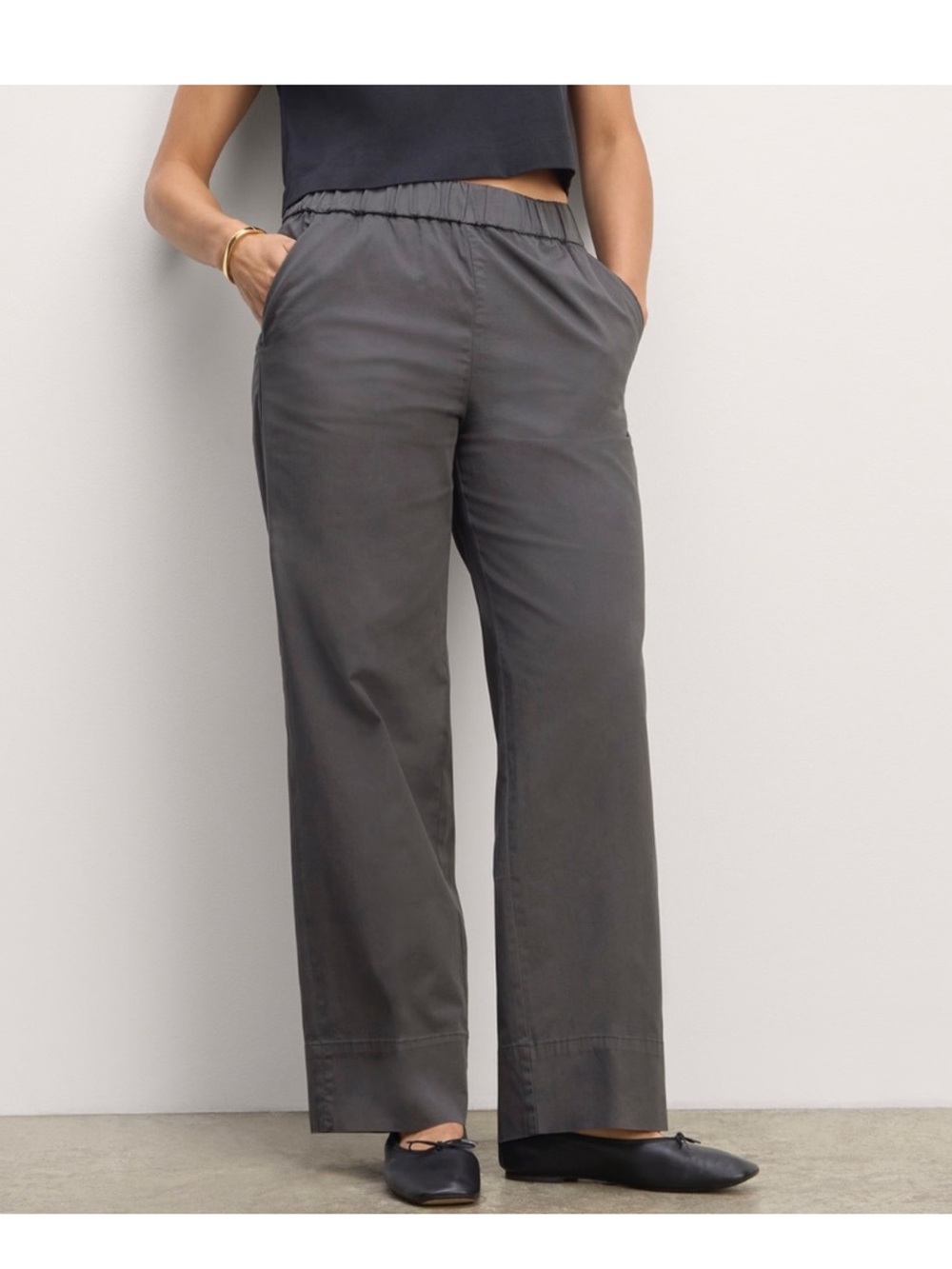 Everlane The Easy Pant in Graphite Grey Size Small